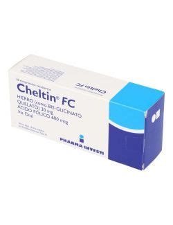 CHELTIN FC HIERRO MG ACIDO FOLICO 600MCG 30 COMPRIMIDOS RECUBIERTOS LAB