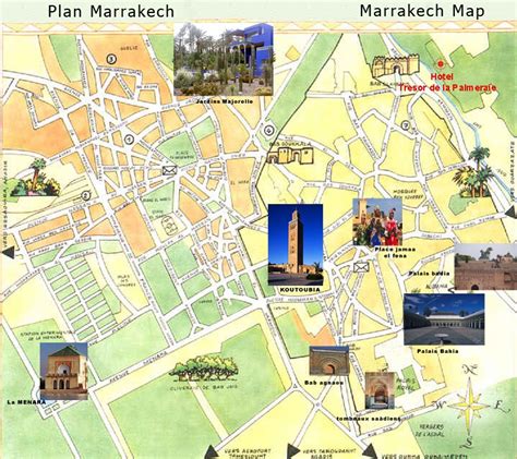 Cartes et plans détaillés de Marrakech