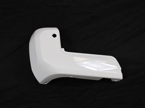 Amazon Painted Super White Rear Bumper End With Sensor Hole Lh