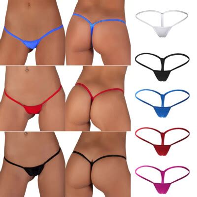PCS Womens Mini Sexy Thong Micro G String Underwear Panties Lingerie