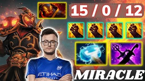 MIRACLE Ember Spirit Midlane 15 KILLS Huskar DELETED EZ MID Dota