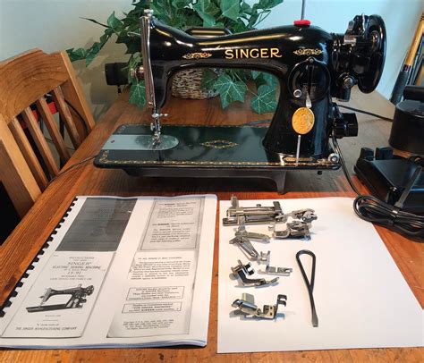 Vintage Singer 15 91 Sewing Machine Instruction Manual Ph