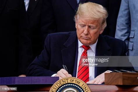 Us President Donald Trump Signs The United States Mexico Canada News Photo Getty Images