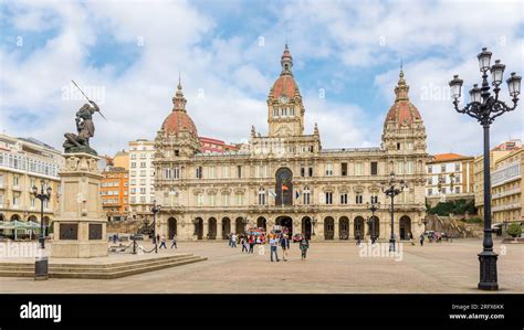 City Hall In Praza De Maria Pita La Coruña La Coruña Province