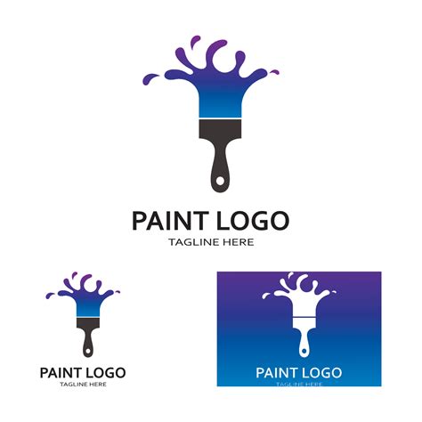 Paint Logo Vector Icon Illustration 10772710 Vector Art At Vecteezy