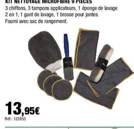 Promo Kit Nettoyage Microfibre Pi Ces Chez Autobacs Icatalogue Fr