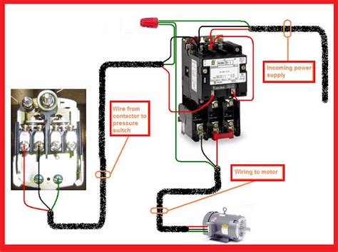 Single Phase 2 Pole Contactor Wiring Diagram