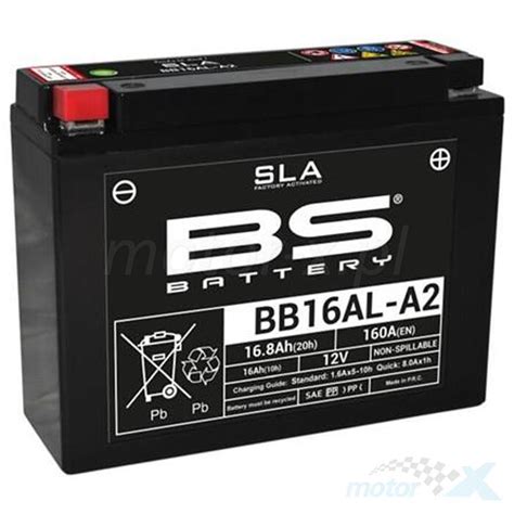 Maintenance Free Battery BS Battery BB16AL A2 YB16AL A2 12V 16Ah