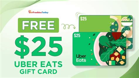 Free Uber Eats Gift Card Getfreebiestoday Eat Gift Gift