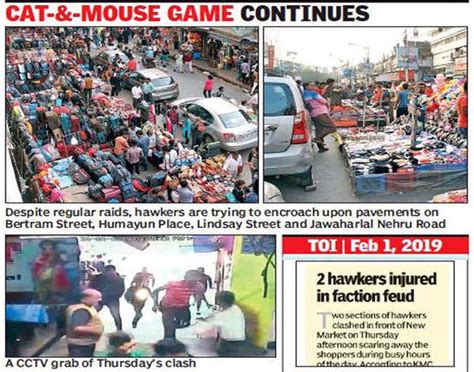 Hawkers Clash Spurs Cops Kmc To Boost Watch In New Market Kolkata