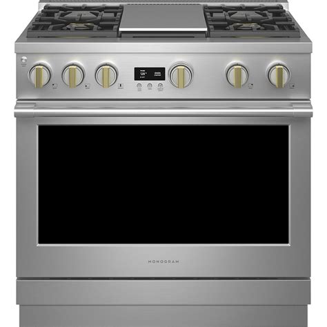 Monogram 36 Gas Professional Range With 4 Burners And Griddle