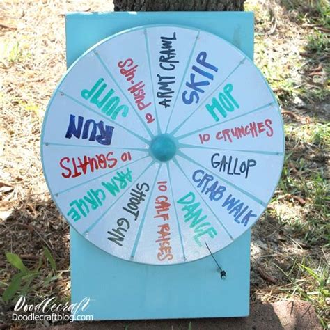 How To Make A Diy Spinner Prize Wheel Spinners Diy Prize Wheel Diy