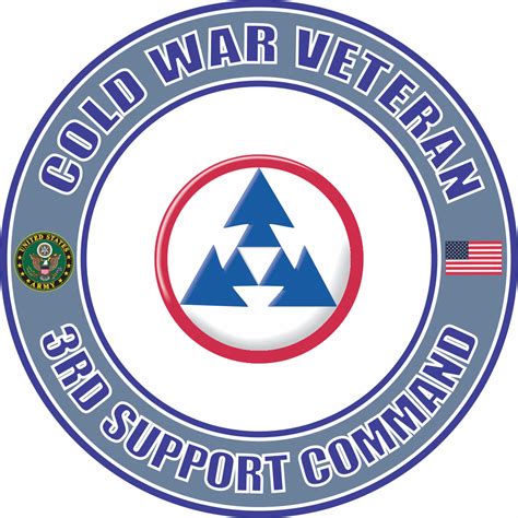 U S Army Cold War Rd Support Command Veteran Decal