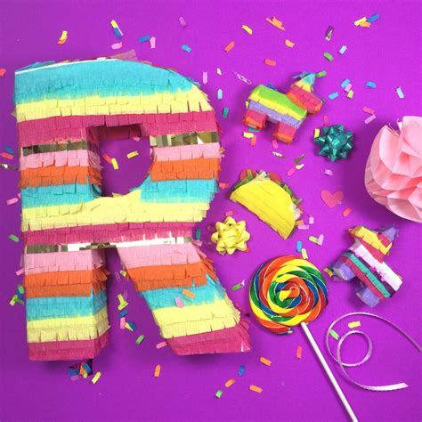 Pinata Letter Fringe Letters Weddings Baby Showers Bridal