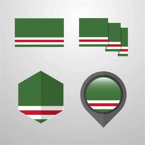 Chechnya Flag Illustrations, Royalty-Free Vector Graphics & Clip Art - iStock