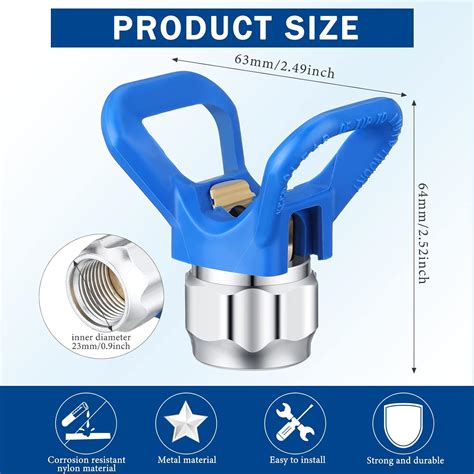 Buy 10 Pieces Spray Tips Reversible Airless Paint Sprayer Nozzle