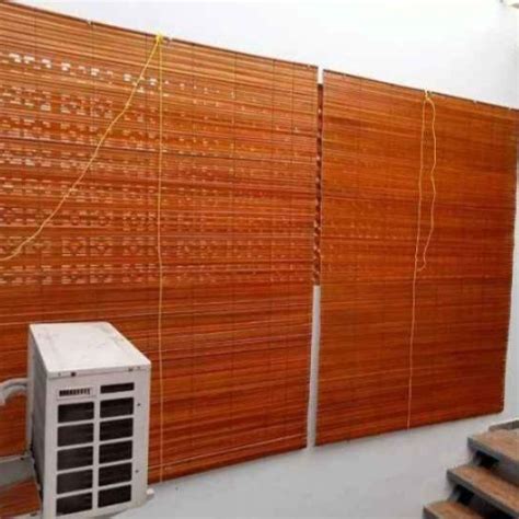 Jual Tirai Bambu Krey Sawit Outdoor Ukuran 2x2 Meter Lengkap Tali