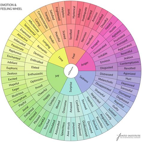 Tassonomia Delle Emozioni Una Brevissima Guida Visual Info Data