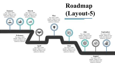 Roadmap Ppt Visual Aids Diagrams | Graphics Presentation | Background ...