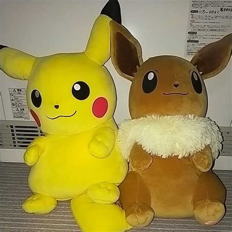 ポケモン イーブイ ピカチュウ ぬいぐるみ クッション むぎゅむぎゅっとつつまれぬいぐるみ 抱き枕 等身大 Bigぬいぐるみポケット