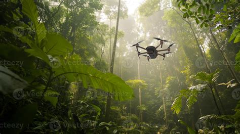 Drone Wildlife Monitoring in Dense Forest Area, Nature Conservation