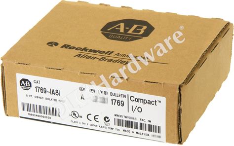 Plc Hardware Allen Bradley 1769 Ia8i Compactlogix 8 Point 120vac Input