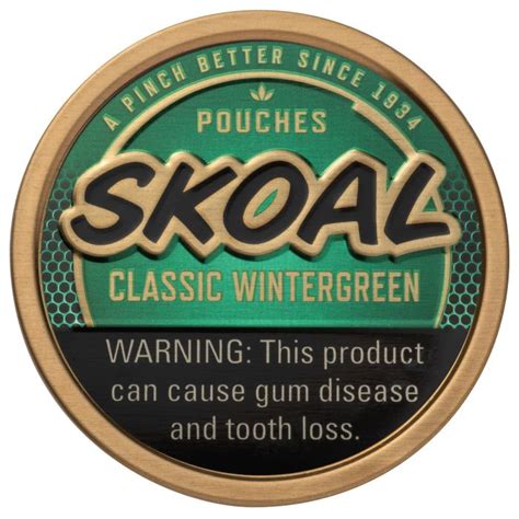 Order Skoal Wintergreen 82oz Original Pouches Northerner Us