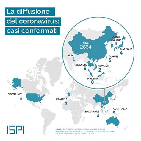 La Diffusione Del Coronavirus Casi Confermati ISPI