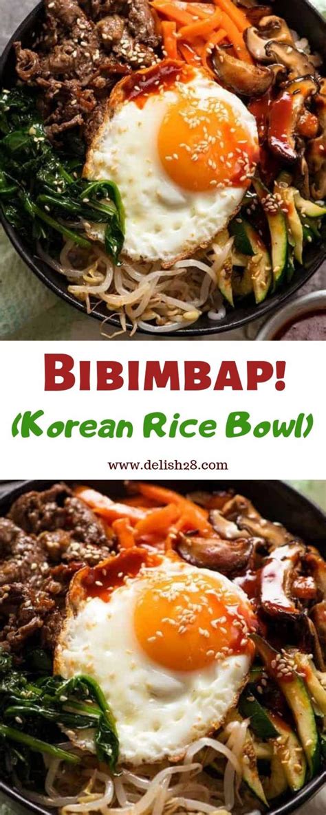 Bibimbap korean rice bowl – Artofit