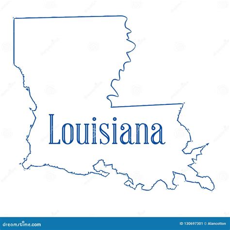 Louisiana State Map