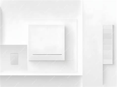 Premium AI Image | White minimal background