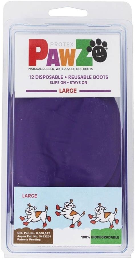 Protex Pawz Dog Boots - Purple - Large : Amazon.ca: Pet Supplies