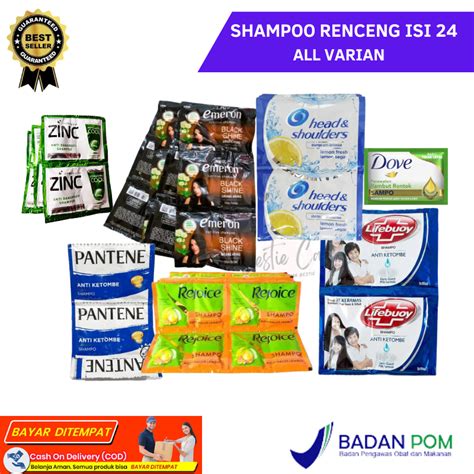 Shampoo Rencengan Sachet Isi Pcs All Varian Zinc Lifebuoy Shampo