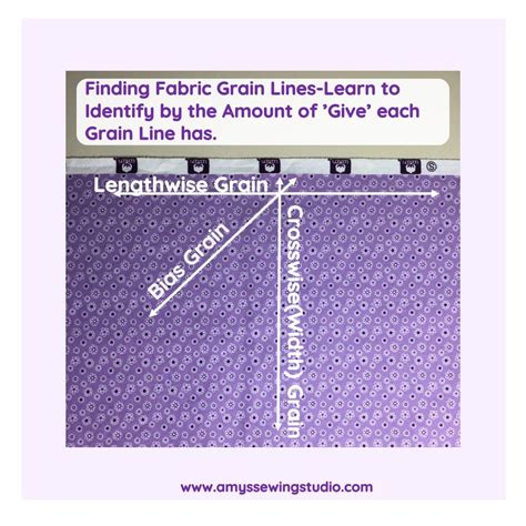 How To Understand and Find Grain Lines on Fabric