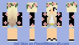 Flower Crown Minecraft Skin