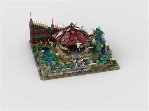 Lego Moc Orc Burrow By Roflonski Rebrickable Build With Lego