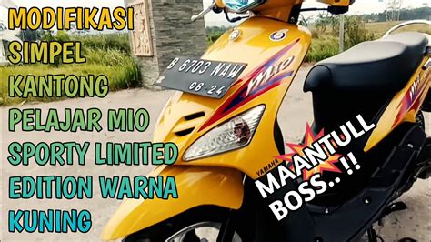 Restorasi Yamaha Mio Sporty Asli Kuning YouTube