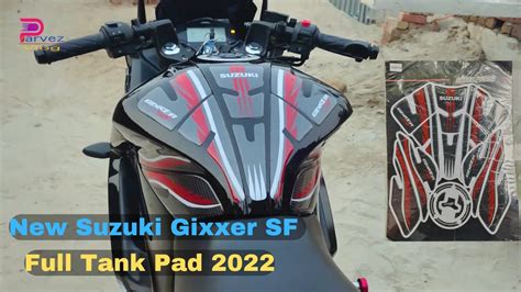 New Suzuki Gixxer SF Full Tank Pad Sticker New Tank Pad In Bd 2022