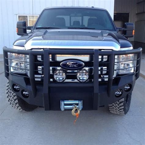 Iron Bull Bumpers Ford F Full Width Black Front Winch Hd