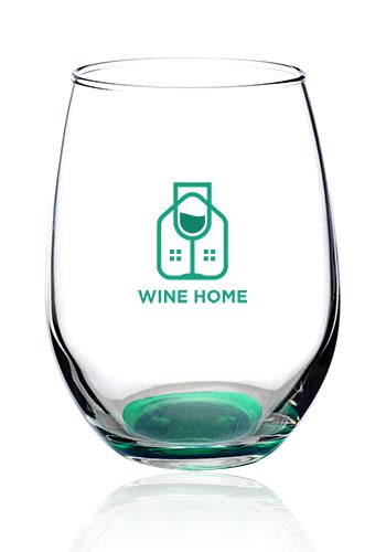 Personalized 9 Oz Arc Stemless Etched Wine Glasses C8832 Discountmugs