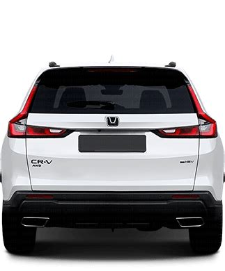 Honda Cr V Present Dimensions Rear View