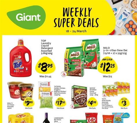 Giant Weekly Promotion Singapore Giant Weekly Super Deals Promotion