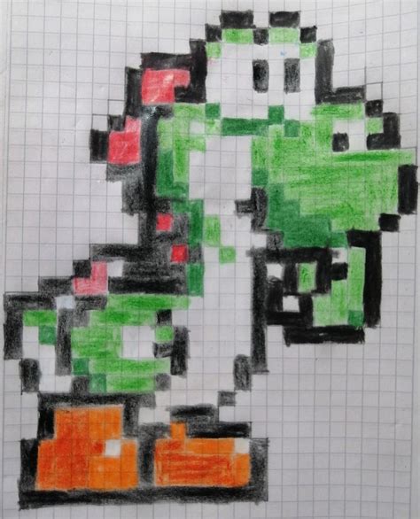 Yoshi Pixel Art Pixel Art Arte