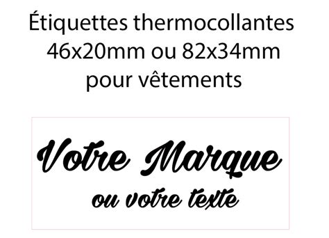 Étiquettes thermocollantes vêtements ignorer prix Label Etiq