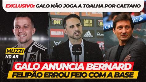 MUZZI NO AR EXCLUSIVO GALO NÃO JOGA A TOALHA POR CAETANO ATLÉTICO