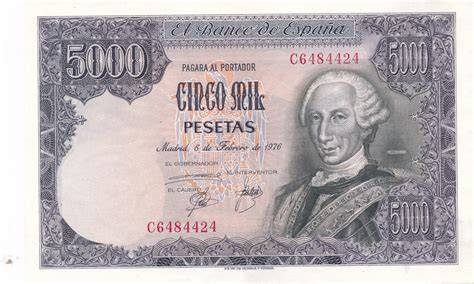 Spanien Pesetas El Banco De Espana Unc Ma Shops