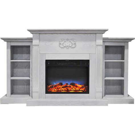 Cambridge Sanoma 72 In Freestanding Electric Fireplace Heater With