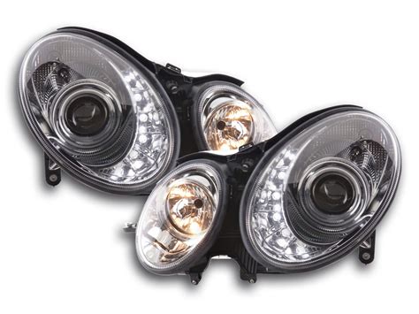 Tuning Shop Scheinwerfer Set Daylight Led Tfl Optik Mercedes E Klasse