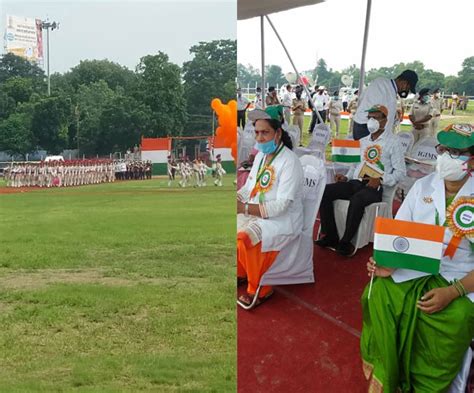 Independence Day Bihar पटना के गांधी मैदान में शान से लहराया तिरंगा