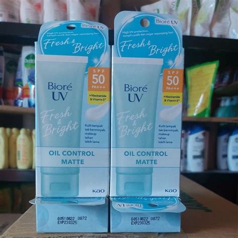 Jual PROMO Biore UV Fresh Bright OIL CONTROL MATTE SPF 50 PA 30ML